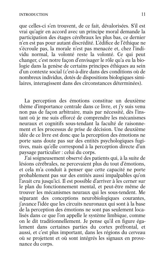 Descartes' Error: Emotion, Reason, and the Human Brain Descartes' Error: Emotion, Reason, and the Human Brain